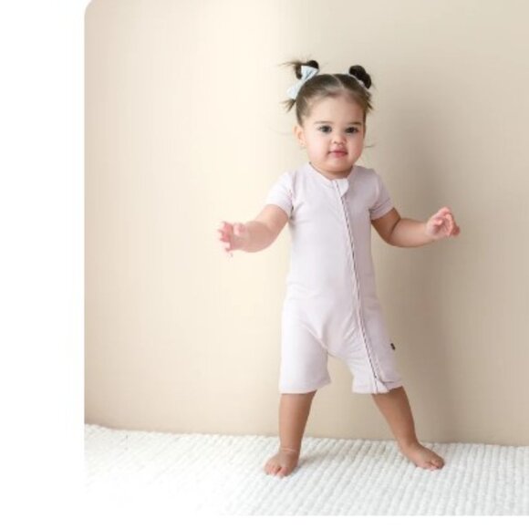 Zippered Sleeveless Romper in Butter by Kyte 3T - Picture 1 of 4